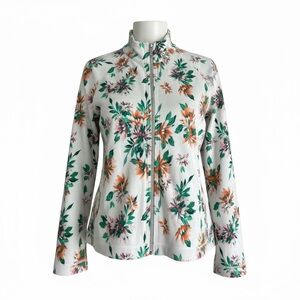 Tommy Bahama Aruba Bloom Bliss Full-Zip Lightweight Sweatshirt | Size Medium